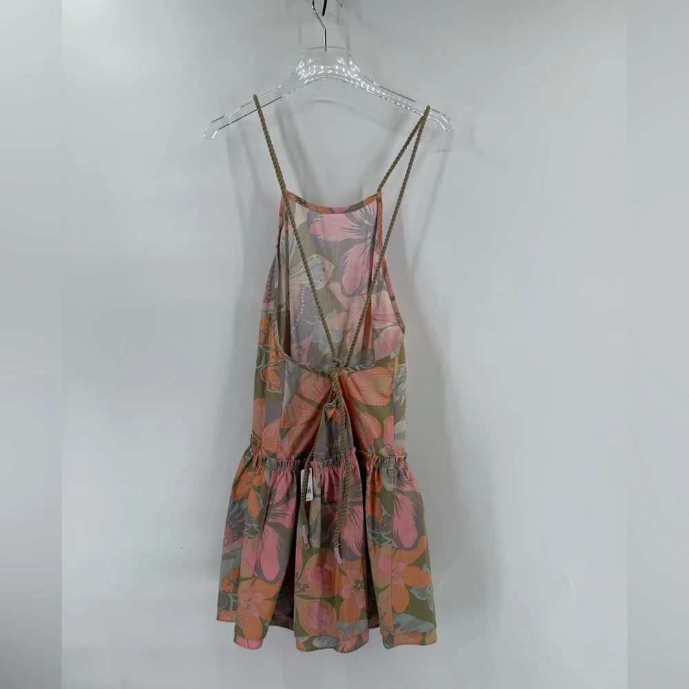 NEW FREE‎ PEOPLE RAINFOREST COMBO DESERTED ISLAND SUMMER MINI DRESS medium - Picture 3 of 6